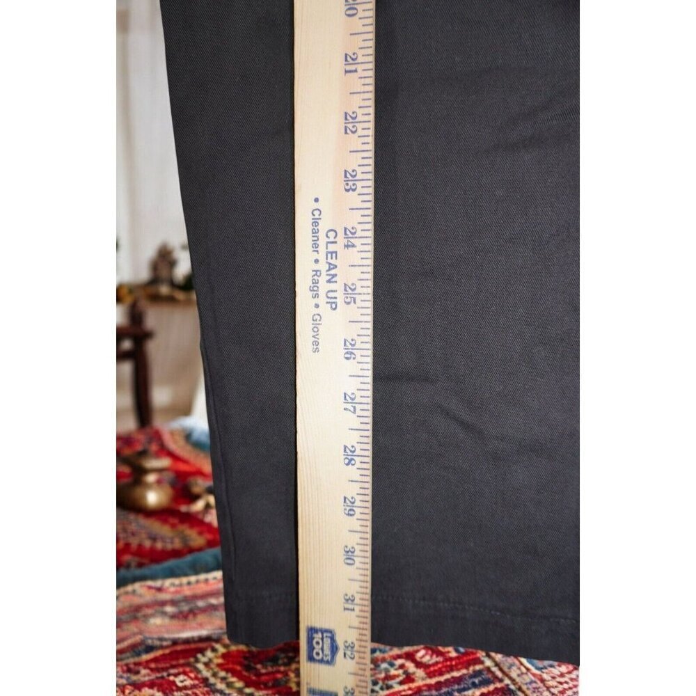 Vintage YES Clothing Co. High-Waisted Black Denim Midi Skirt - Made in USA -9 - Picture 11 of 13